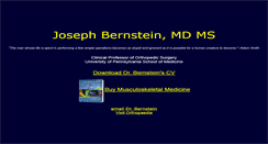 Desktop Screenshot of jxbernstein.com