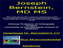 Tablet Screenshot of jxbernstein.com